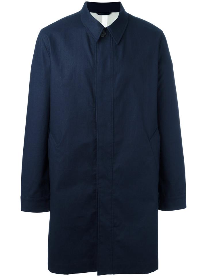 Ami Alexandre Mattiussi - Mac Coat - Men - Cotton - Xl, Blue, Cotton