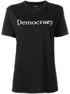 6397 Democrazy Print T-shirt - Black