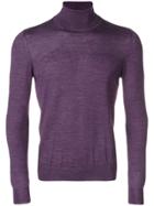 La Fileria For D'aniello Turtle Neck Jumper - Pink & Purple