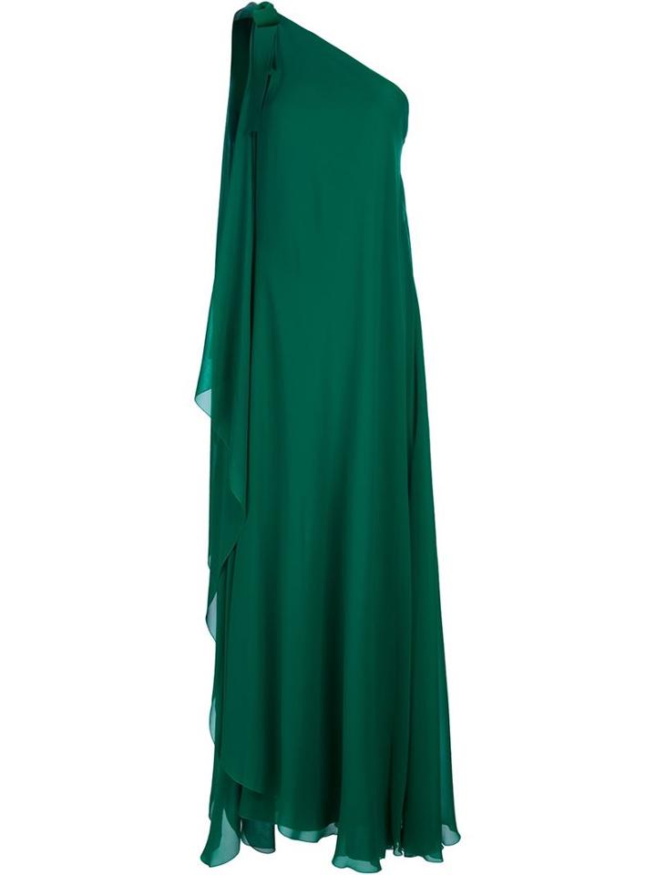 Elie Saab One Shoulder Dress