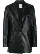 Sandro Paris Single-breasted Fitted Blazer - Black