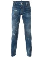 Dsquared2 'slim' Jeans, Men's, Size: 50, Blue, Cotton/spandex/elastane/aluminium