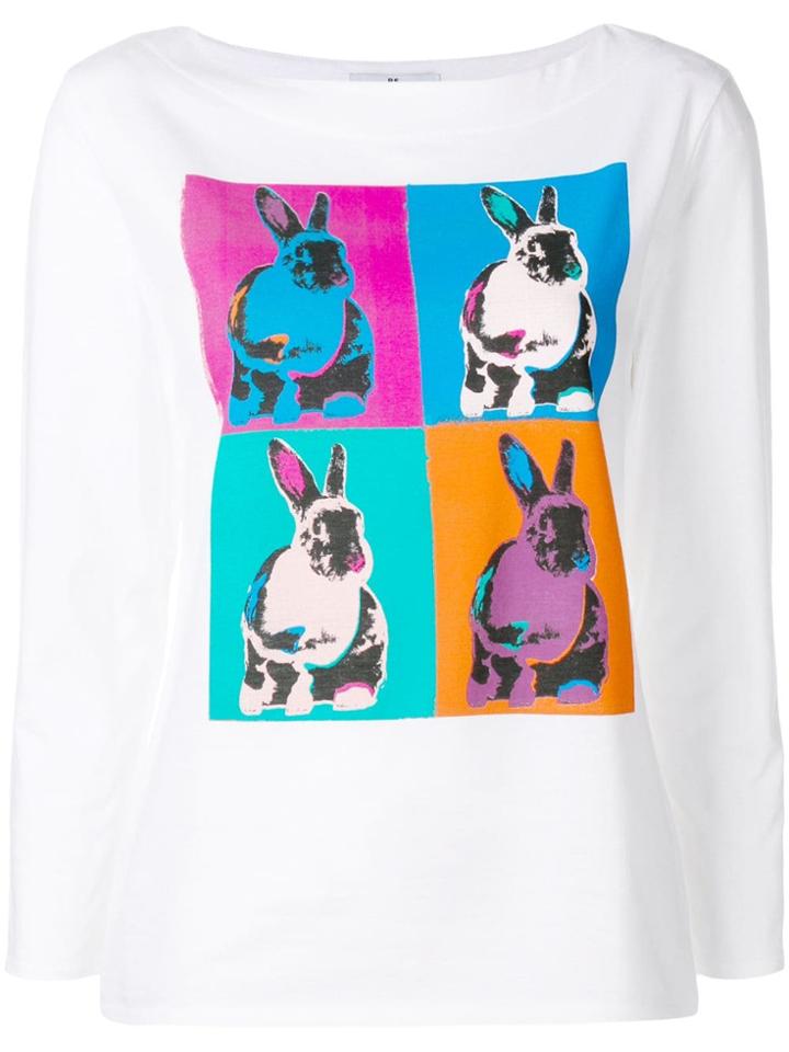 Ps By Paul Smith Rabbit Print T-shirt - White
