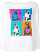 Ps By Paul Smith Rabbit Print T-shirt - White