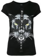 Marcelo Burlon County Of Milan Panther Print T-shirt - Black