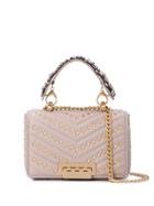 Zac Zac Posen Earthette Mini Studded Shoulder Bag - Neutrals