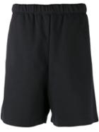 Balenciaga Track Shorts, Men's, Size: Medium, Black, Cotton