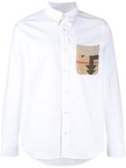 Visvim Blanket Pocket Shirt, Men's, Size: 4, Nude/neutrals, Cotton
