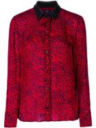 Amiri Leopard Print Shirt - Red
