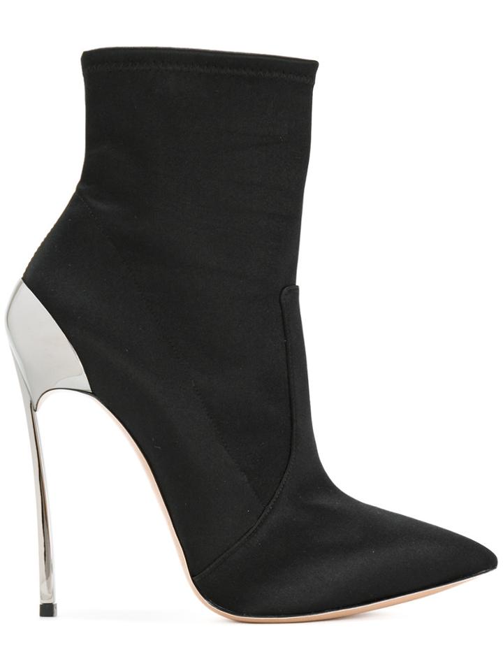 Casadei Techno Blade Ankle Boots - Black