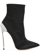 Casadei Techno Blade Ankle Boots - Black