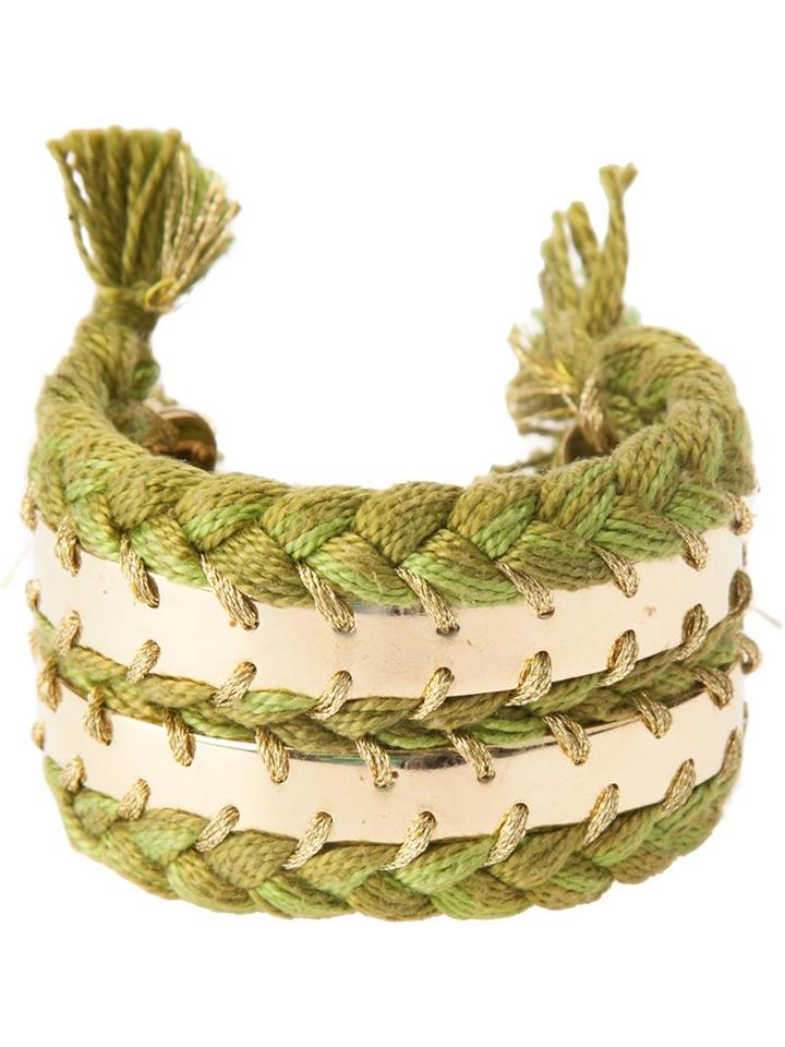 Aurelie Bidermann 'copacabana' Cuff, Women's, Green