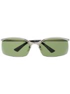 Balenciaga Eyewear Square Frame Sunglasses - Silver