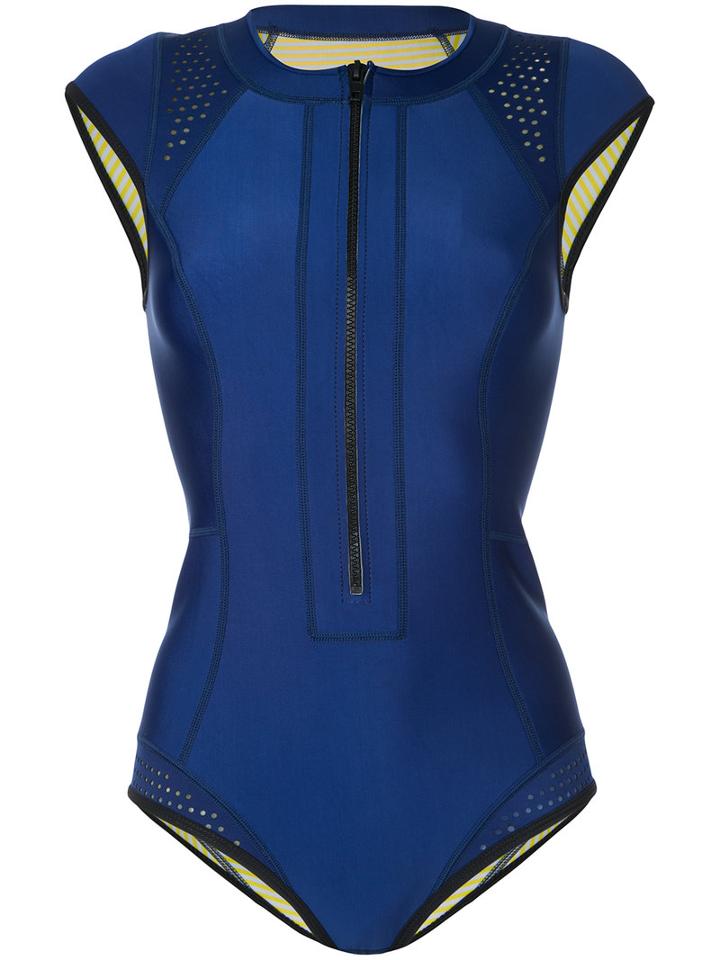 Duskii - Maui Surf Swimsuit - Women - Neoprene - 8, Blue, Neoprene