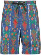 Cynthia Rowley Damian Aztec Print Board Shorts - Blue