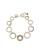 Rosantica Crystal Embellished Necklace - Gold