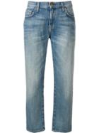 Current/elliott Superloved Straight Jeans - Blue