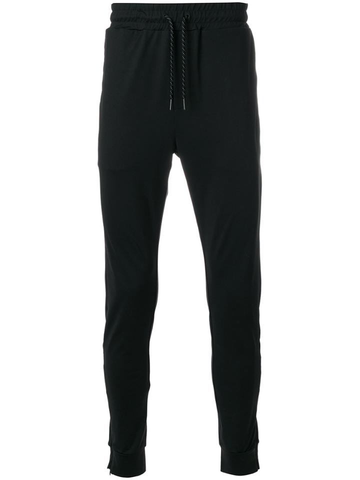 Dirk Bikkembergs Slim-fit Drawstring Track Pants - Black