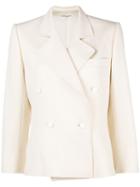 Yves Saint Laurent Pre-owned Double Breasted Blazer - Neutrals
