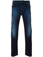 Diesel Gradient Detail Straight-leg Jeans - Blue