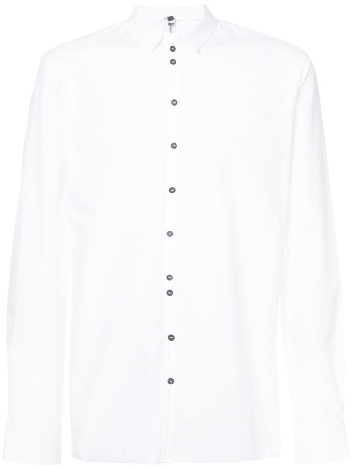 Label Under Construction Buttoned Shirt - White
