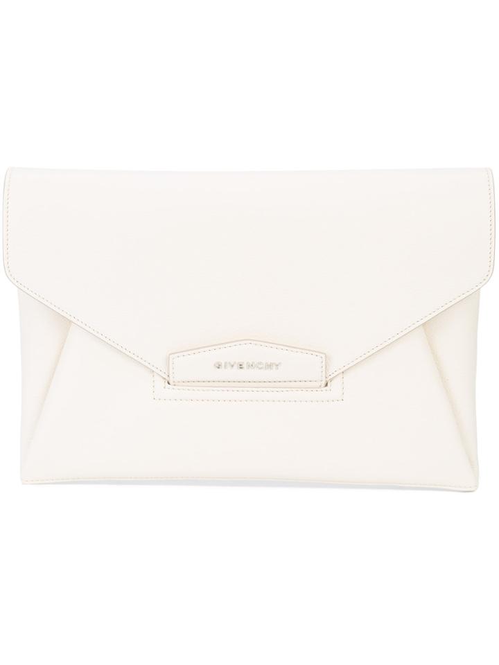 Givenchy Antigona Clutch - White