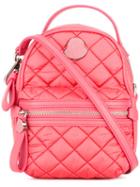 Moncler Backpack-style Cross Body Bag, Women's, Pink/purple, Nylon