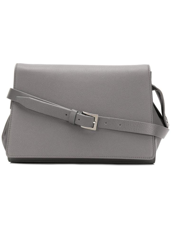Fabiana Filippi Leather Shoulder Bag - Grey