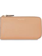 Burberry Two-tone Leather Ziparound Wallet And Coin Case - Neutrals