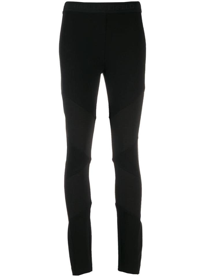 Karl Lagerfeld Logo Band Leggings - Black
