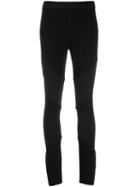 Karl Lagerfeld Logo Band Leggings - Black
