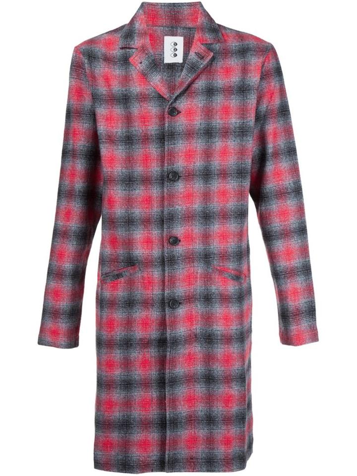 321 Plaid Coat, Men's, Size: Xl, Red, Cotton