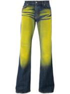 Walter Van Beirendonck Vintage Velvet Effect Jeans
