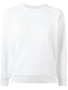 Maison Kitsuné Logo Print Sweatshirt - White