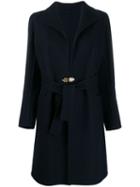 A.n.g.e.l.o. Vintage Cult 1960's Gibo Clasp Belted Coat - Blue