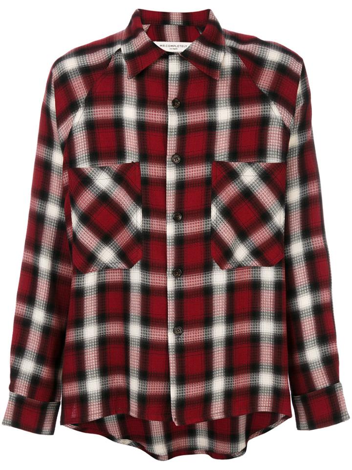 Mr. Completely Plaid Shirt - Red