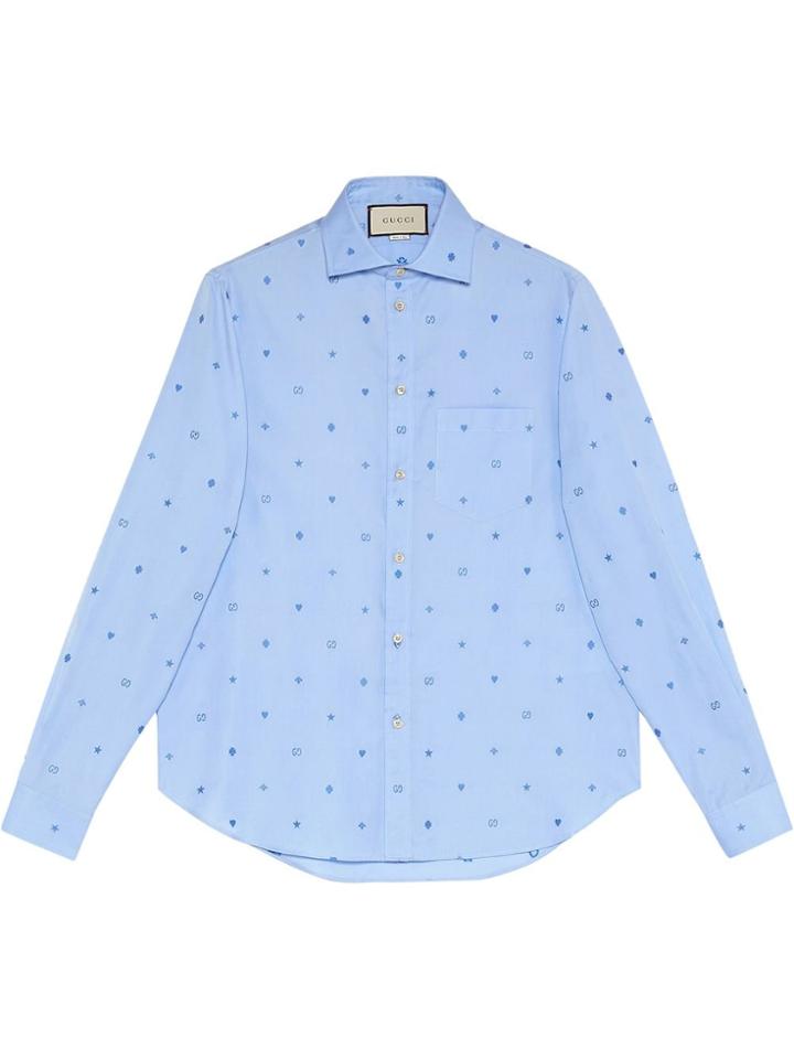 Gucci Fil Coupé Shirt - Blue