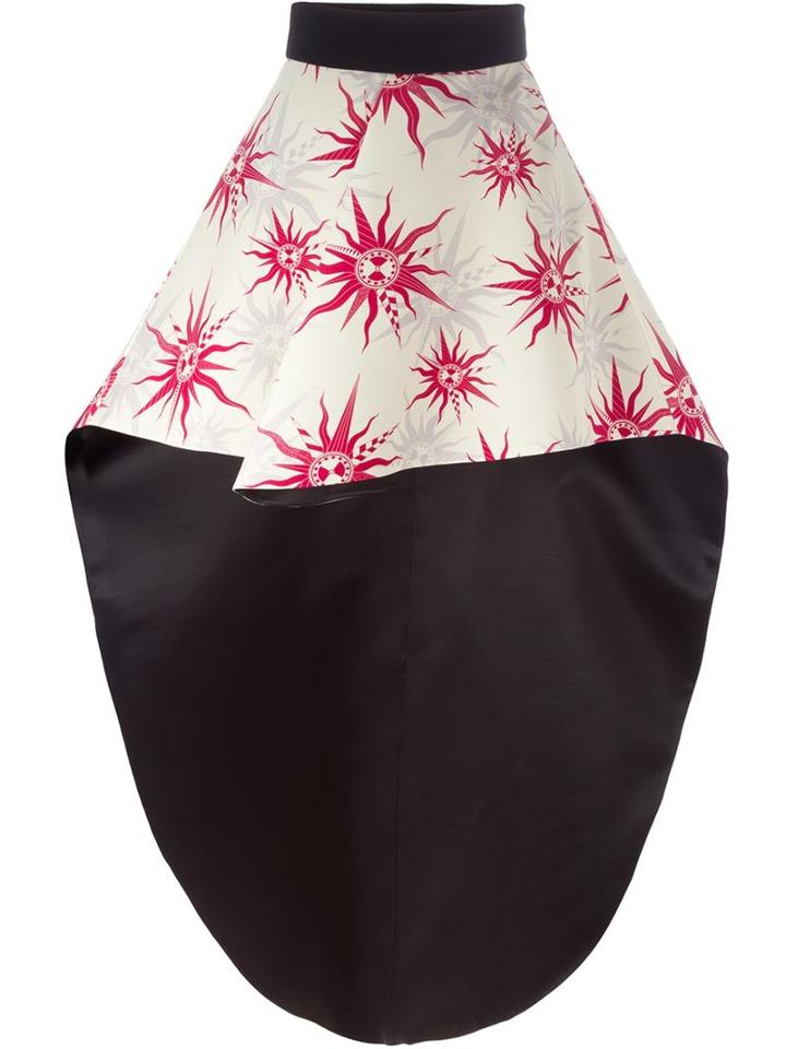 Fausto Puglisi Asymmetric Printed Skirt