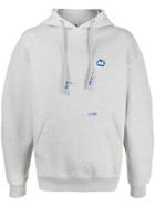 Ader Error Embroidered Logo Hoodie - Grey