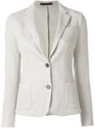 Eleventy Two Button Blazer, Women's, Size: 48, Nude/neutrals, Cotton