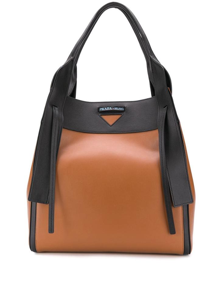 Prada Overture Hobo Bag - Brown