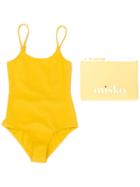 Miska Paris Teen Scoop Back Swimsuit - Yellow
