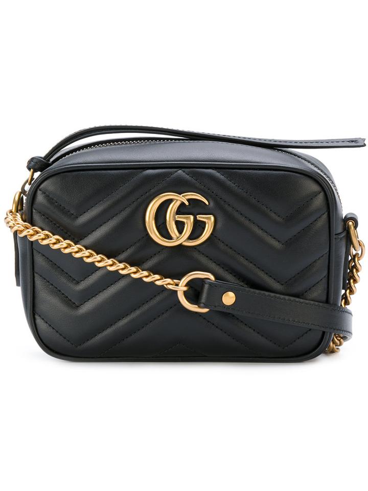 Gucci - Gg Marmont Matelasse Mini Bag - Women - Leather/metal - One Size, Black, Leather/metal
