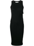 Courrèges Ribbed Midi Dress - Black