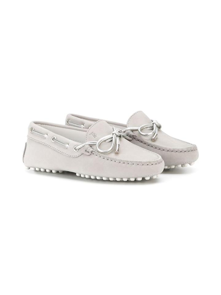 Tod S Kids Classic Loafers, Boy's, Size: 29, Grey
