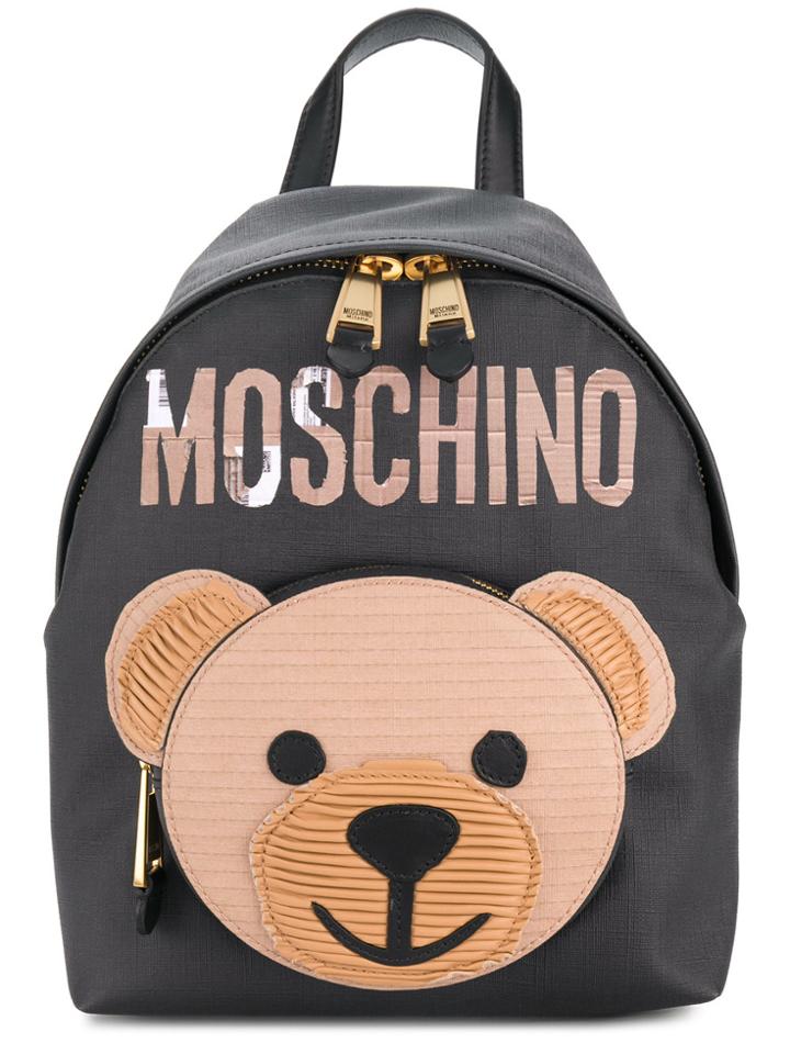 Moschino Toy Bear Backpack - Black