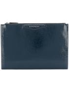 Givenchy Vernished Square Shaped Clutch - Blue