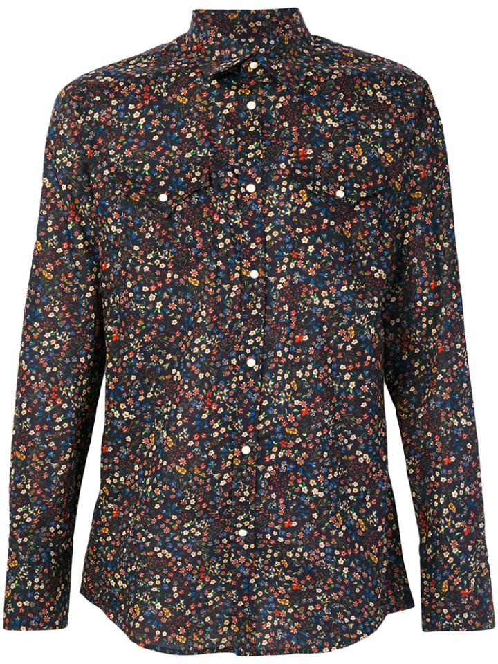 Dsquared2 Floral Print Shirt - Blue