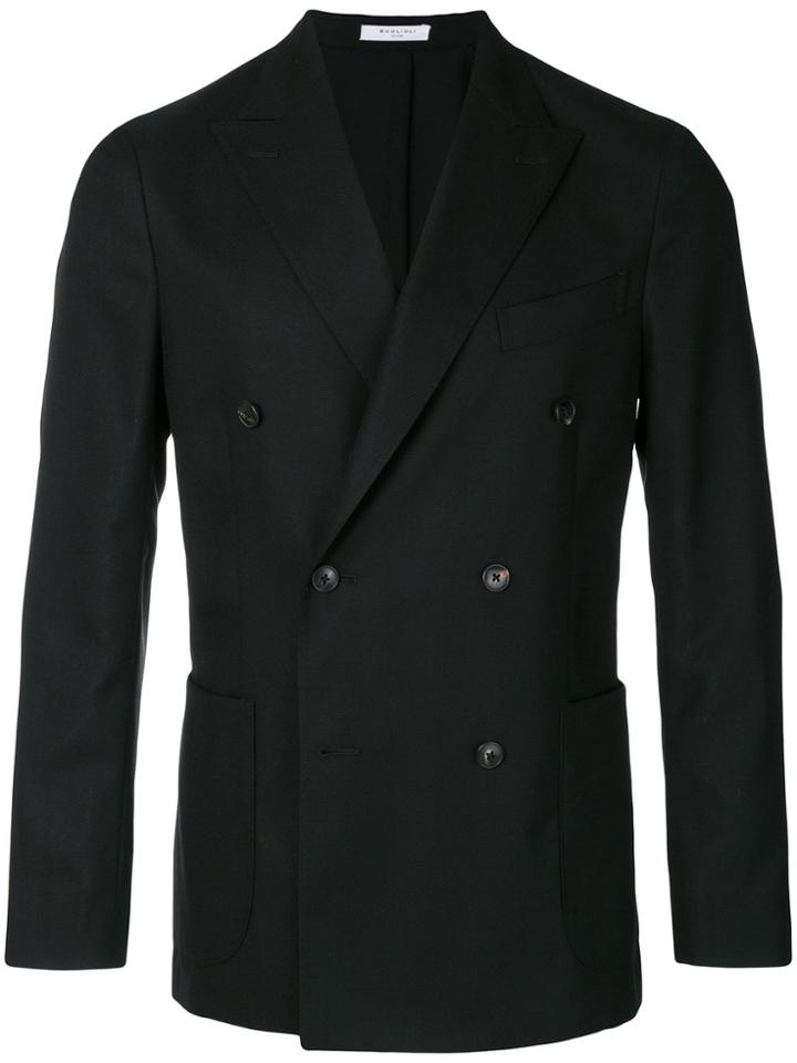 Boglioli Classic Double-breasted Blazer - Black