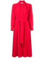 Veronica Beard Mid-length Shirt Dress - Red